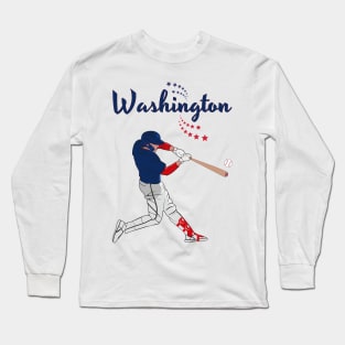 Washington USA Baseball | America's Sports Cities Long Sleeve T-Shirt